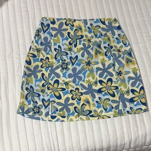 Floral Patterned Women's Skirt